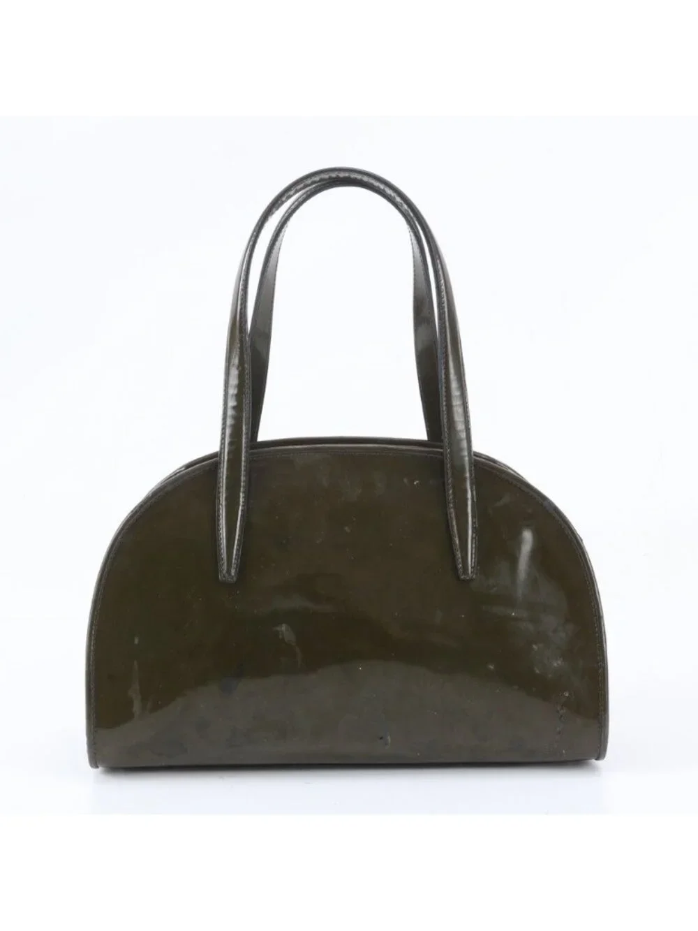 Loewe Padlock Leather Handbag Tote Brown